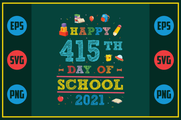 A Designer’s Look at the ‘415th Day of School’ Embroidery Design