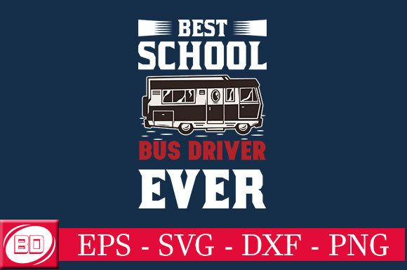 Best School Bus Driver Ever: A Heartfelt Embroidery Design