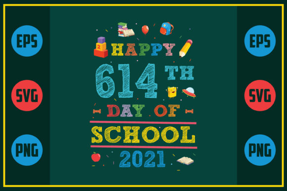 Celebrating 614 Days of School with Embroidery