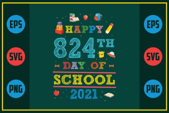 Celebrating 824 Days of School with Embroidery