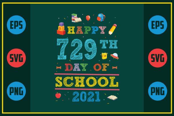 Happy 729th Day of School 2021: A Unique Embroidery Design