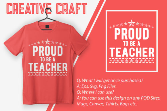 Proud to Be a Teacher: A Versatile Embroidery Design